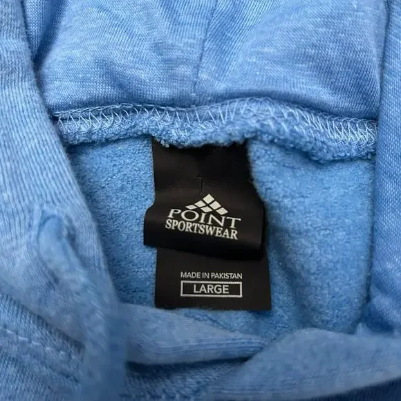 Nashville Tennessee Pullover Hoodie Sz L Point Sportswear Blue Music City 1806 - Picture 4 of 8